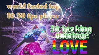 world fasted 30 fps player in india😱😱😱30 fps montage gameplay oneplus 9RT9R9T8T7T6TNORD 5G [upl. by Acus719]