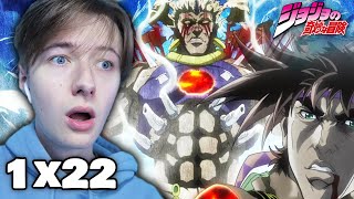 JOJO VS WAMUU  JoJos Bizarre Adventure Episode 22 REACTION [upl. by Buffo]