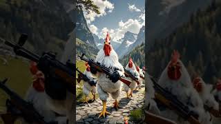 The rooster team patrols the mountains and defends its territory Cute pet debut plan The fighter [upl. by Royd110]