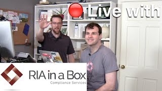 🔴 Live with RIA in a Box Best technology resources for RIA compliance [upl. by Ihsir361]