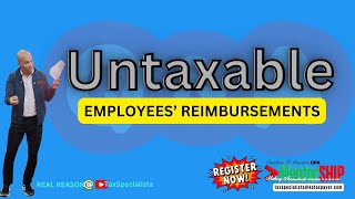 Stop Paying Tax on Reimbursements What BIR Doesnt Tell You 1 [upl. by Noah]