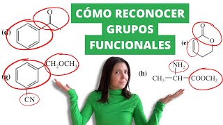 Grupos funcionales y su nomenclatura  Aprende a identificar grupos funcionales QUIMICA ORGANICA [upl. by Zildjian107]