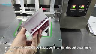 Plate SealerPCR Plate Sealer96 Well Plate Sealer For Nucleic Acid Test Kit Large Scale Production [upl. by Nedyah11]