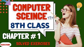 Computer Science  Class 8  Chapter 1  Question Answer Emerging Technologies  Complete Exercise [upl. by Nnadroj450]