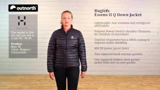 Haglöfs Essens II Q Down Jacket  Outnorth Demo [upl. by Onitsuj]