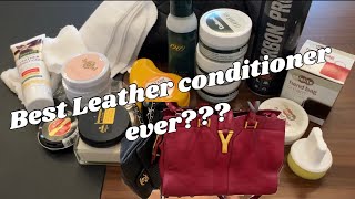 Leather conditioner for Chanel lambskincalfskin review Oakwood Saphir Collonil Cololite [upl. by Chryste234]