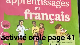 mes apprentissages en français 3 page 41 [upl. by Ahsetal]