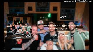 57  Karol G Feid DFZM ft Ovy On The Drums J Balvin Maluma Ryan Castro Blessd Clean Version [upl. by Kermie]