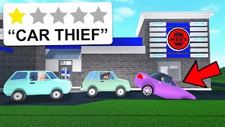 I Tested 1 STAR Drive Thrus Roblox Bloxburg [upl. by Nonregla]