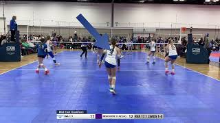 Myleigh Smell 9  2025 Outside  Rise Volleyball Academy 171 MEQ [upl. by Felske]