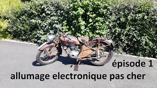 Allumage electronique moto ancienne épisode 1quotprototypequot [upl. by Assirec615]