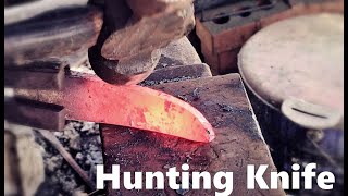 Making a hunting knife from scrap metal [upl. by Uriah]