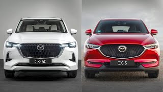 2022 Mazda CX60 vs Mazda CX5 [upl. by Boland404]