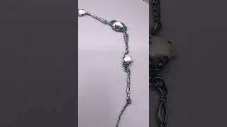 Sterling antique natural pearl necklace [upl. by Rasec]