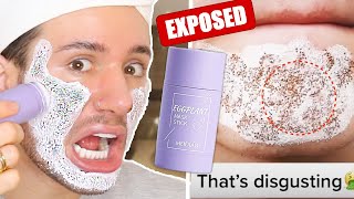 Does the EGGPLANT STICK MASK Work 🍆  Exposing Viral TIKTOK Products [upl. by Ellinet]