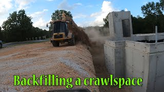 Backfilling The 9000sq ft Crawlspace [upl. by Woermer]