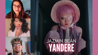 Italians React to Jazmin Bean  Yandere Official Video  eng cc [upl. by Ailekahs]