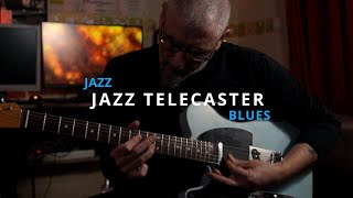 Jazz Telecaster  Blues 01 [upl. by Nyrehtak]