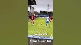 Barrow AFC vs Crewe Alexandra [upl. by Eeroc]