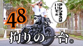 【愛車紹介】今話題 XL1200X FortyEightのアレンネスカスタムがこれだ【ハーレー スポーツスター】 [upl. by Four]