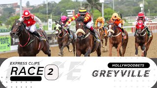 20240608 Hollywoodbets Greyville Race 2 won by BUGALUGS [upl. by Eberhard]