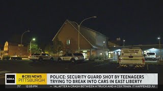 Security guard shot by juveniles trying to break into cars in East Liberty [upl. by Ettenot]