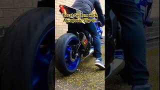 Straight Piped Yamaha R6 with Akrapovic slipon akrapovic yamaha r6 motorcycle [upl. by Nycila]