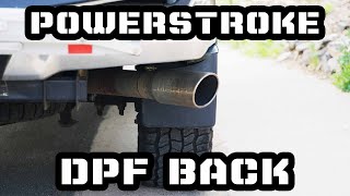 DPF Back Exhaust For The 67 Power Stroke [upl. by Ijneb928]