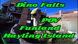 Dino Falls POV  Funland Hayling Island [upl. by Kluge]