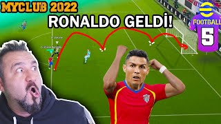 C RONALDO TAKIMDA ⚽ MARADONA EFSANE GOL  PES 2022 Efootball 2022 RÜYA TAKIM 5 [upl. by Ayhtak910]