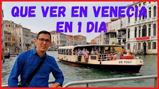 Que ver en VENECIA EN 1 DIA  Visita Venecia en 2022 [upl. by Lahsram]