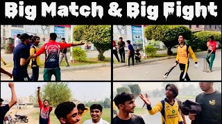 Big Fight Between Cricket Match Tournament  Cricket Vlog vlog criket [upl. by Rennerb]