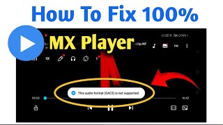 How To Fix MX Player EAC3 Audio Not Supported Problem  This audio format EAC3 is not supported [upl. by Ken635]