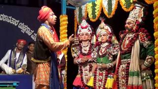 Yakshagana  Lakshmi Swayamvara  3  Mandara Hasya [upl. by Darice]