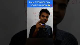 Food Technology Scope in India India Engineering foodtechnology Shorts [upl. by Corene]