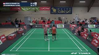 Match point  Hidayat  Rambitan vs Goonting  M Fazriq  MD SF  Slovenia Open 2024 [upl. by Arlo]