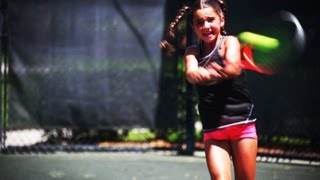 Unstoppable 9YrOld Tennis Prodigy [upl. by Ardnalak]