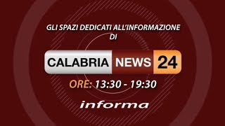 CALABRIA NEWS 24 INFORMA ORE 1330 [upl. by Avek]