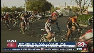 Cyclists kickoff first annual Rock Cobbler Bike Race [upl. by Sahc278]