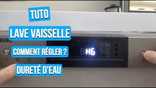 Tuto  Réglage dureté deau Lave Vaisselle 10S44DSAD929C 972744 Valberg [upl. by Anuahsed]