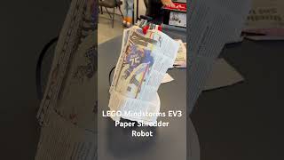 LEGO Mindstorms EV3  Paper Shredder Robot [upl. by Enehpets]