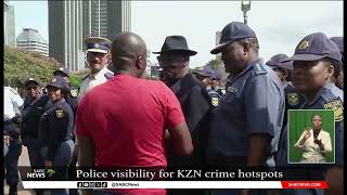 Operation Shanela  More police visibility for crime hotspots in KZN Bheki Cele [upl. by Ahsienek665]