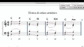 Fundamentos de la armonía  Capítulo 2 Técnica de enlace armónico [upl. by Helena427]