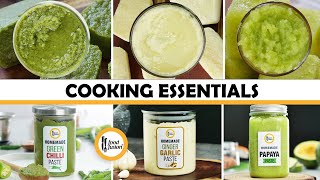 Cooking Essentials  Ginger Garlic  Papaya amp Green Chili Paste  Recipe by Food Fusion [upl. by Thea]