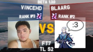 TETRIO  VinceHD Rank 3 vs Blaarg Rank 2  TETRIO High Level Replays [upl. by Mellisa]