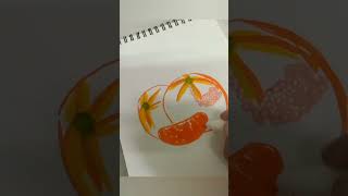 easy orange drawing [upl. by Schofield969]