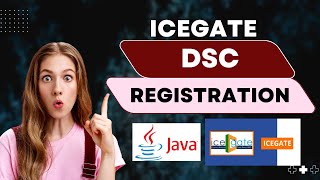 How to Register DSC on ICEGATE [upl. by Carson576]