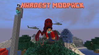 Playing the Hardest Minecraft Modpack [upl. by Hitt]