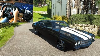 Forza Horizon 4 1970 CHEVY CHEVELLE 454 SS  logitech g29 gameplay [upl. by Holna]