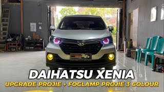 Daihatsu Xenia Upgrade Projie  Foglamp Projie 3 Warna [upl. by Leasa]